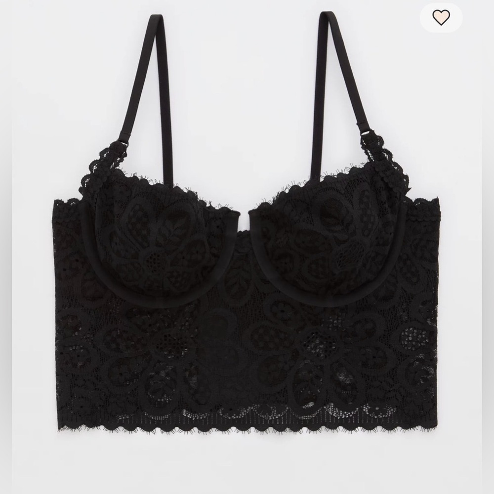 Aerie
Show Off Coquette Lace Unlined Bra - Picture 1 of 9